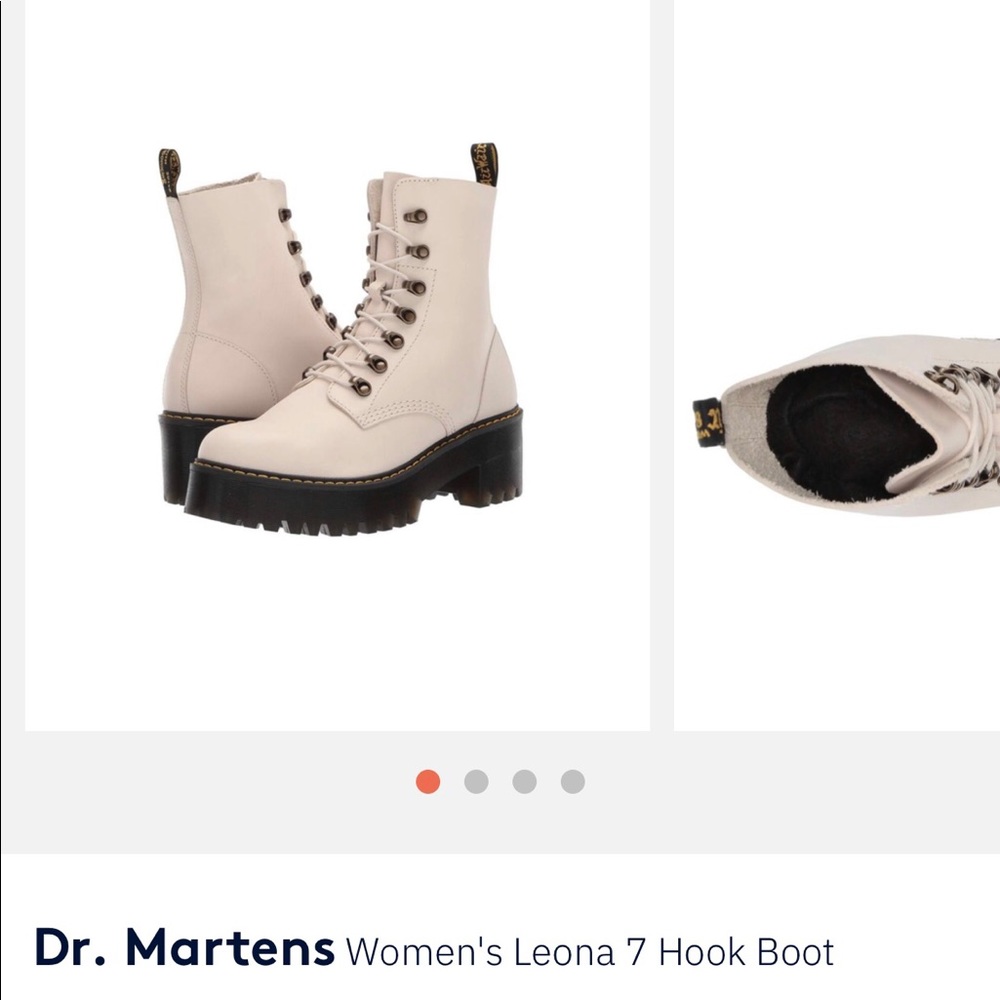 ISO Doc Martens Leona Boot In Bone Temperley